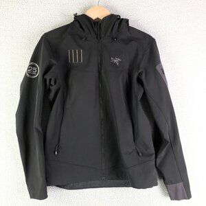 Arc'teryx Jacket Womens Medium Black Softshell Hooded 25 Years Anniversary